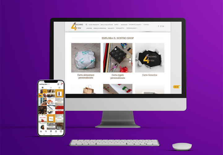Packing 4 you, ecommerce e social media. 