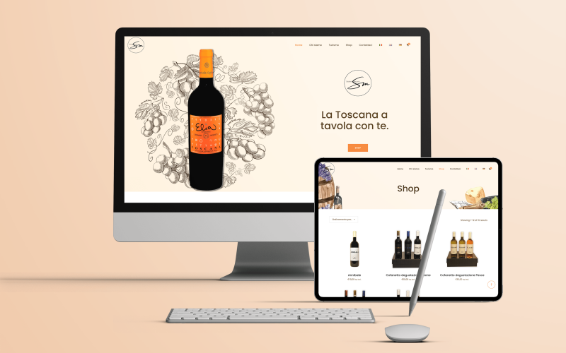Progetto ecommerce per l'azienda agricola Stefania Mezzetti