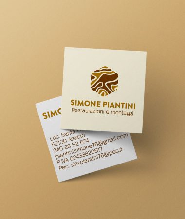 logo di simone piantini, falegname