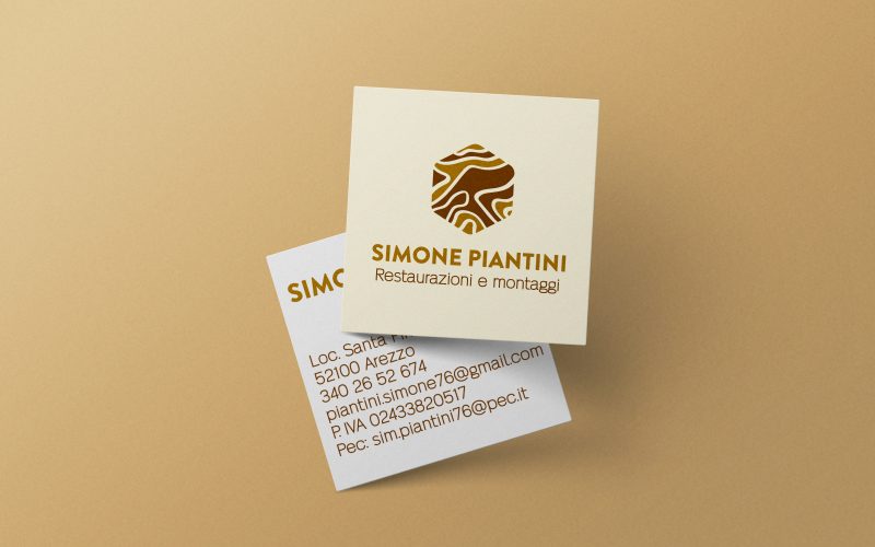 logo di simone piantini, falegname